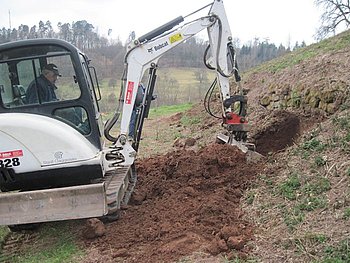 Einsatz am Schlossk�pfel im M�rz. Foto: privat