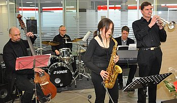 Das Jazz Project Gaggenau tritt am 10. April ab 16.30 Uhr in der Innenstadt auf. Foto: privat<br />

