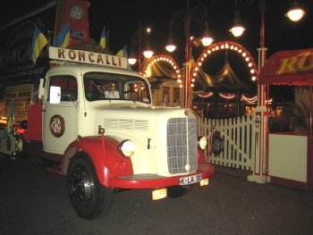 Der Roncalli-LKW kommt nach Gaggenau.