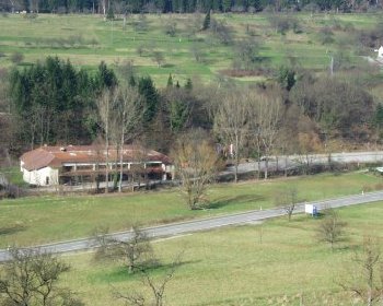 Die heutige Wiesentalhalle im schnen Michelbach gelegen.