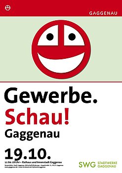 Plakat Gewerbe.Schau! Gaggenau