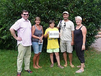 Bereits �ber 30.000 Besucher str�mten in diesem Jahr ins Waldseebad. Foto: privat