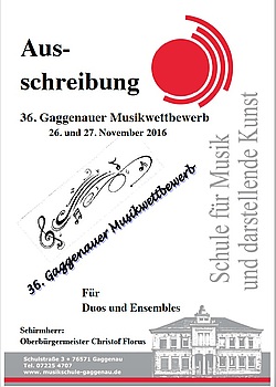 36. Gaggenauer Musikwettbewerb