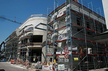 Die Baustelle des Murgtalcenters
