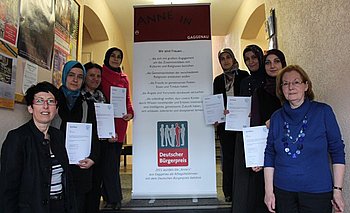 Die �Annes� sind jetzt auch Eltern-Medien-Mentorinnen. Foto: StVw<br />
