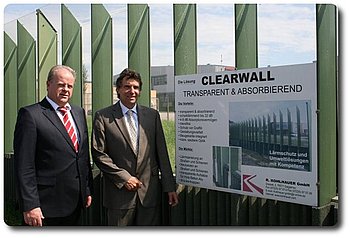 Christof Florus besichtigt die Firma R. Kohlhauer GmbH