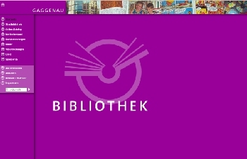 Screenshot Bibliothek