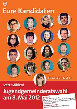 Wahlplakat Jugendgemeinderatswahl 