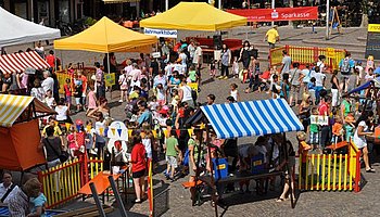 Am Freitag kann bei der City-Sause auf dem Gaggenauer Marktplatz wieder ausgelassen gespielt werden. Foto: StVw