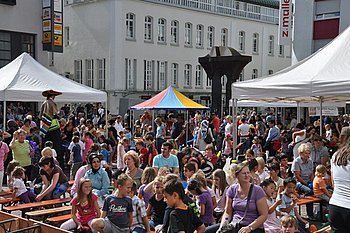 Im Rahmen des Gaggenauer Ferienspa�es steigt am 3., 10., 17. und 24. August die City-Sause auf dem Marktplatz. Foto: StVw