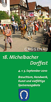 Dorffest Flyer 2010