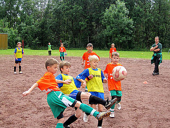 F-Jugend Spieletag beim Sportfest 2010