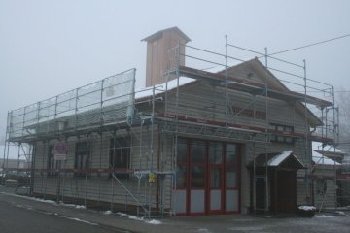 Rundumerneuert wird das Feuerwehrgertehaus in Freiolsheim. Ein Groteil der Arbeiten ist bereits vollendet. 