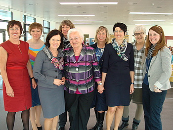 Die Akteurinnen des abwechslungsreichen Programms zum Internationalen Frauentag freuten sich �ber die gro�e Resonanz. Foto: StVw