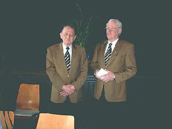 Das Vorstands-Duo Bernd Stockem und Walter Hirth