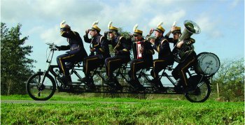 Fahrradorchester aus den Niederlanden