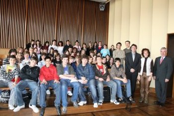 Direkt aus Madrid: Auf Einladung des Goethe-Gymnasiums weilten Schler<br />
 des Colegio Montserrat zum vierten Mal in Gaggenau.<br />
