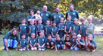 SVM Bambini Mannschaftsbild 2007 mit neuem Sponsor T-Shirt der Firma Haller