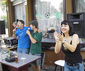 Musikalische Unterhaltung beim Grillfest 2009