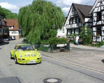 Bild eines Rally-Autos in Michelbach