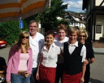 Team vom Restaurant Traube in Michelbach