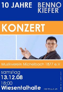 Plakat Konzert MV Michelbach