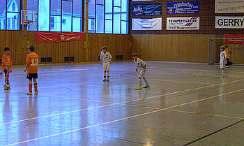 SVM E- Jugend in der Halle 2012 gegen den KSC