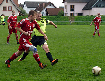 Fuballspiel der Reserven FC Illingen - SVM am 29.09.2013 