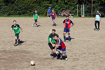 Fuballspiel SV Waldprechtsweier II - SVM II