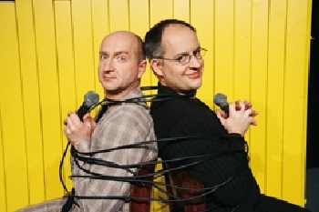 Pressefoto des Kabarett-Duos Schwarze Grtze