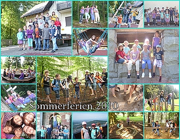 Die Hortgruppe hatte viel Freude an den Spielen und Wanderungen im Wald