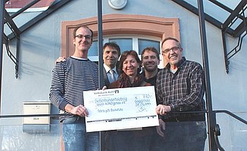 Den Spendenerls in Hhe von 770 Euro will KINDgenau in Kanu-Zubehr investieren. Foto: StVw<br />
