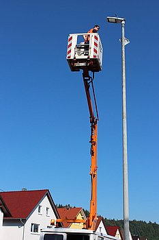 Mit den neuen LED-Leuchten wird der Stromverbrauch um fast 80 Prozent gesenkt. Foto: StVw  <br />
