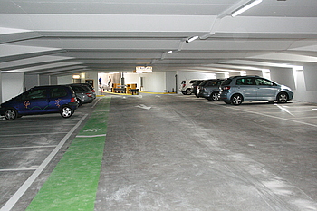 In der �kleinen Garage� ist das Parken wieder ohne Einschr�nkungen m�glich. Foto: StVw