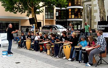 Haben den Rhythmus im Blut: die Akteure von 
