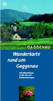 Deckblatt der Gaggenauer Wanderkarte