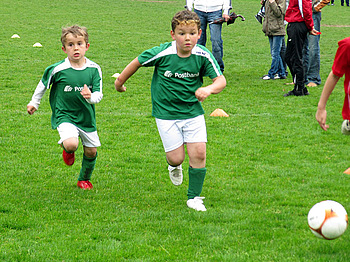 F- Jugend beim Spieltag in Lichtental aktiv