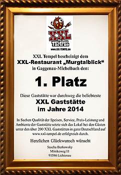 XXL-Urkunde 2014