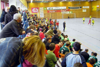 Zahlreiche Zuschauer beim 3. Turnier in der Jakob Scheuring Halle in Ottenau