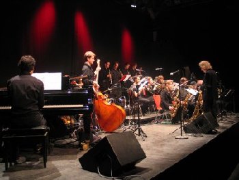 Musiker der Bigband der Musikhochschule Karlsruhe