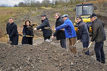 erster spatenstich bruchgrabenstra�e