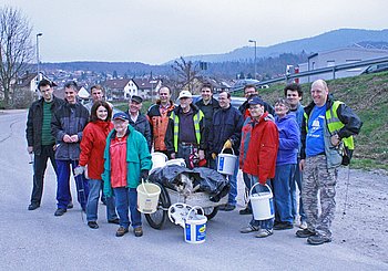 Stets mit Tatkraft dabei: Aktive der Murgtal-Werkst�tten. Foto: StVw