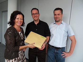 �bergabe des bauantrags