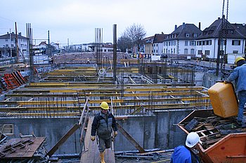 Das Gesundheitszentrum nimmt zusehends immer mehr Gestalt an. Foto: StVw