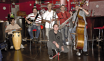 Zeigen ihr ausgefeiltes und mitrei�endes musikalisches K�nnen im brezels: �Jazzeur Bor�al� aus der Partnerstadt Annemasse. Foto: privat 