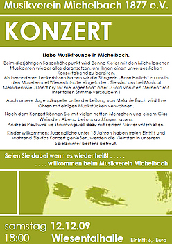 Konzert Musikverein Michelbach