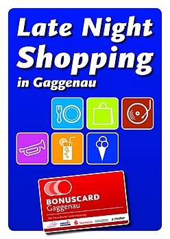 Late Night Shopping am 5. Juli 2013 in Gaggenau (Flyer)