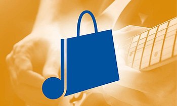 Logo music & shopping
