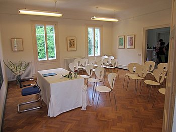 F�r Trauungen wie gemacht: die R�umlichkeiten in Schloss Rotenfels. Foto: StVw 