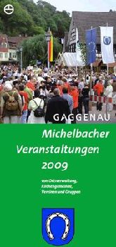 Veranstaltungskalender 2009 Michelbach